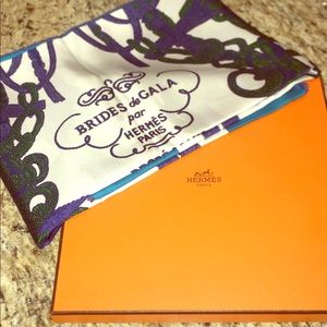 Hermes Brides de Gala Brode Scarf 90x90cm